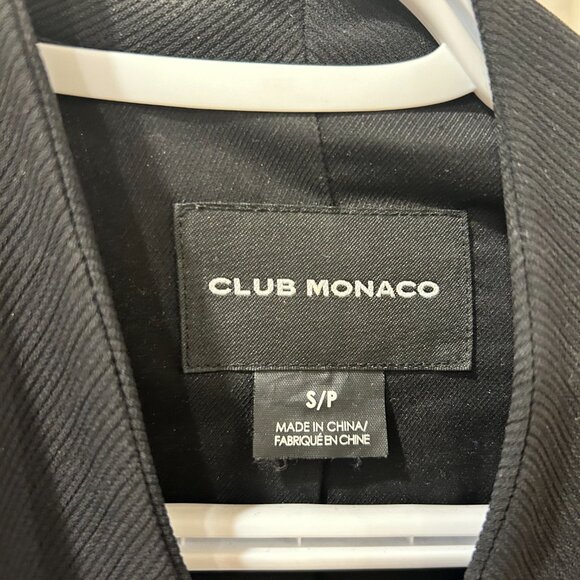 Club Monaco Women's Black Jacket - Picture 4 of 4